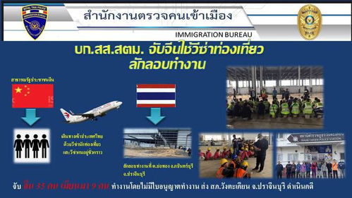无证上班,35名中国人遭泰国警方逮捕,旅游签和工作签千万别混淆